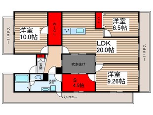 ＰＬＥＮＤＹ馬橋の物件間取画像